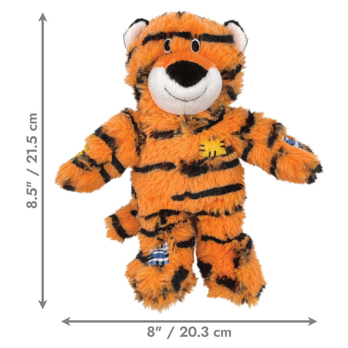 Kong Wild Knots Tiger Plush Dog Toy Small/Medium