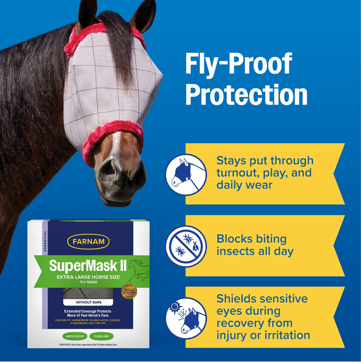 FARNAM FLY MASK XLRG