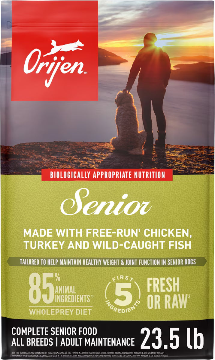Orijen Senior Grain-Free Dry Dog Food 23.5lb