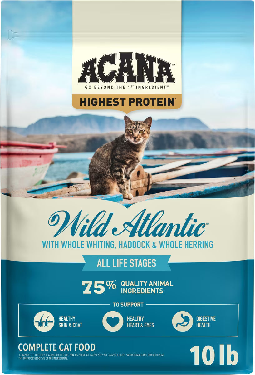 ACANA Wild Atlantic Saltwater Fish Grain-Free Dry Cat Food 12LB
