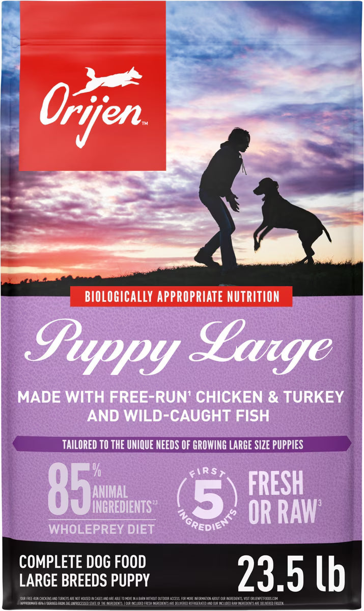 Orijen Puppy Large Grain-Free Dry Dog Food 25lb