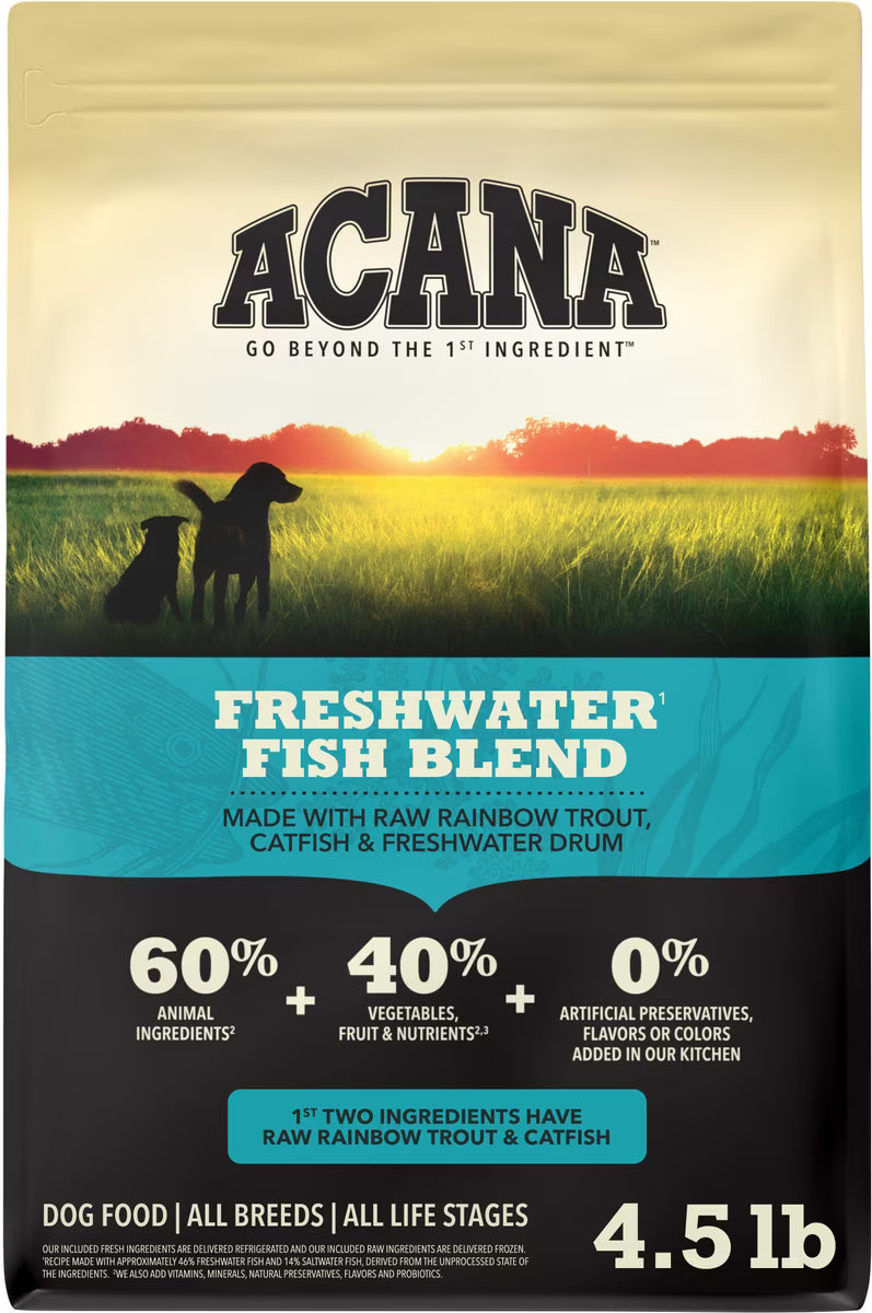 ACANA Freshwater Fish Grain-Free Dry Dog Food 4.5LB