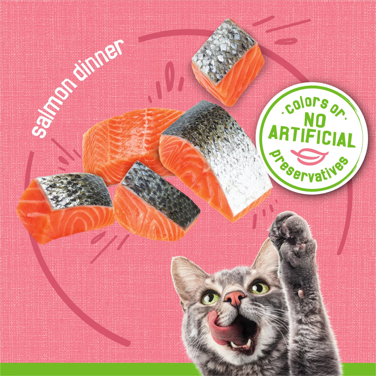 Friskies Pate Salmon Dinner Canned Cat Food, 5.5-oz