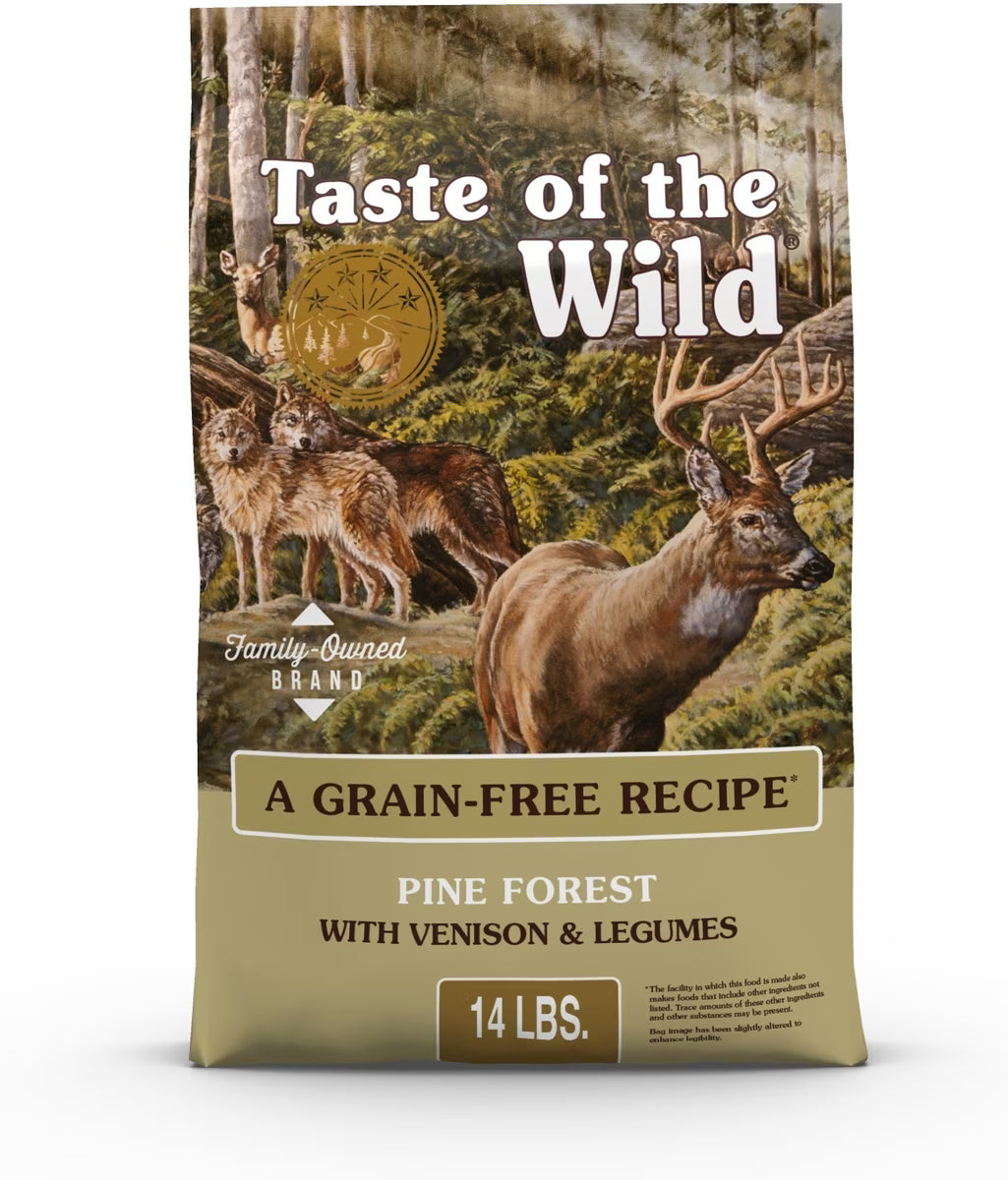 Taste of the Wild Pine Forest Grain-Free Dry Dog Food 14lb