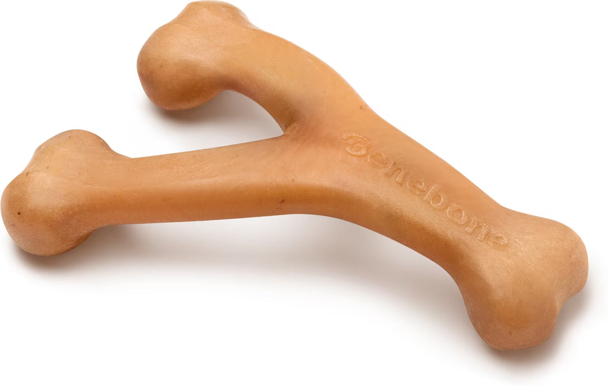 Benebone Wishbone Chicken Flavored Durable Dog Chew Toy Large