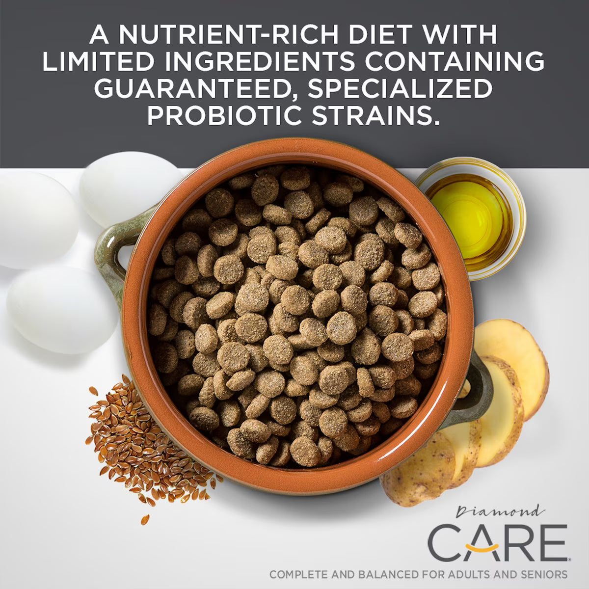 Diamond Care Sensitive Stomach Formula Adult Grain-Free Dry Dog Food 8lb