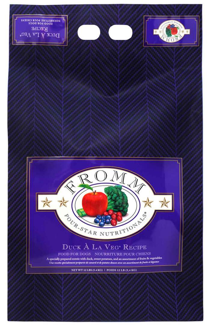 Fromm Four-Star Duck À La Veg® Recipe Dry Dog Food 12lb