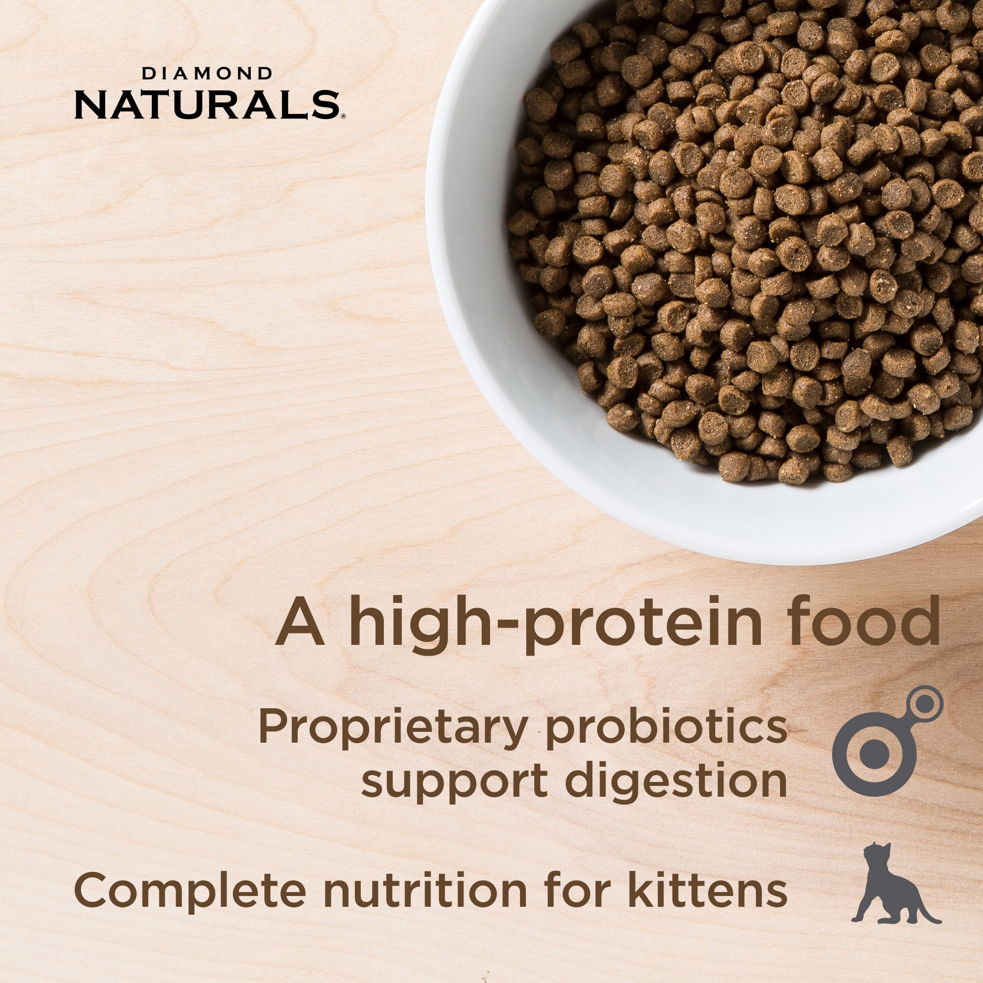 Diamond Naturals KITTEN CHICKEN & RICE Formula 6 lbs