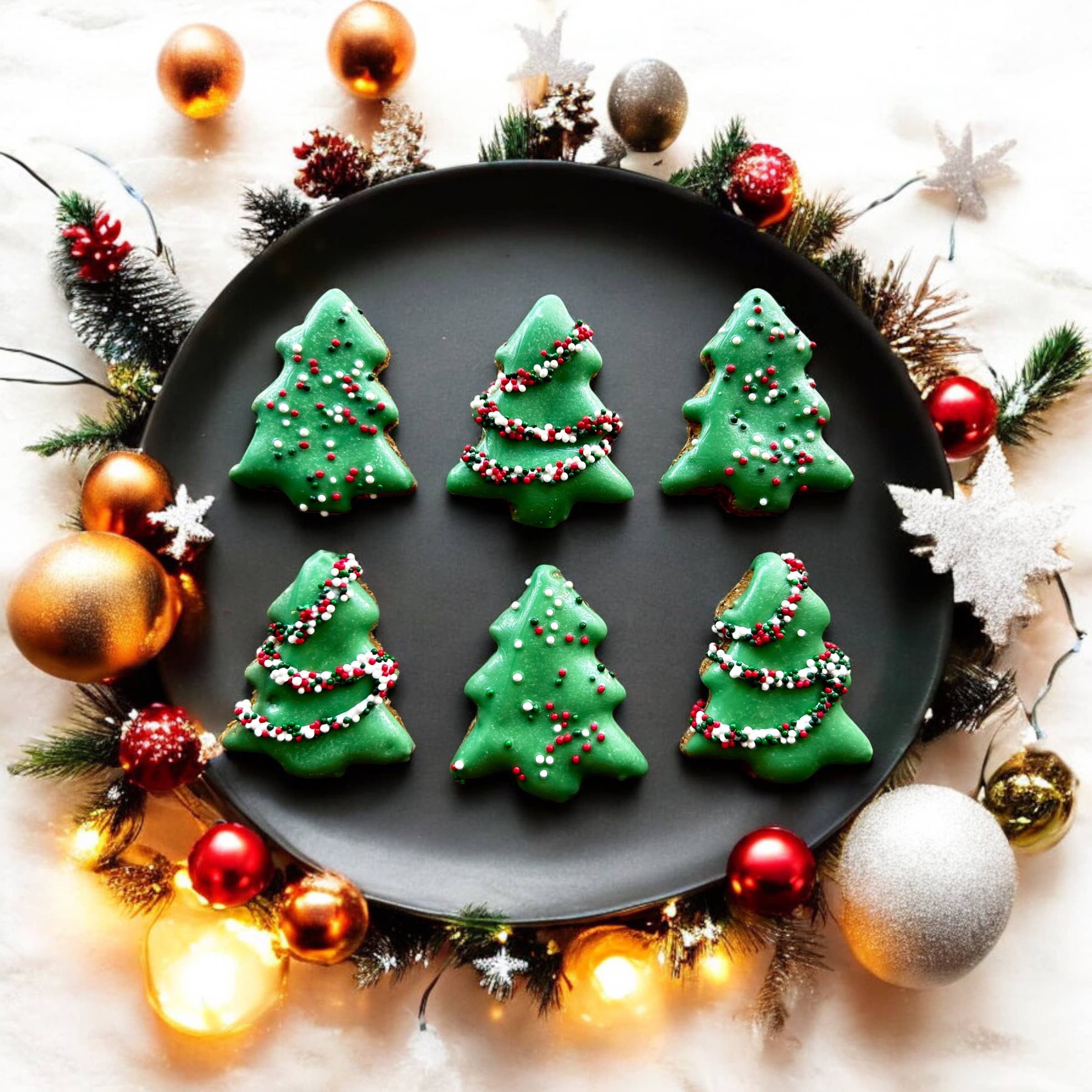 Mini Woofmas Tree dog treat