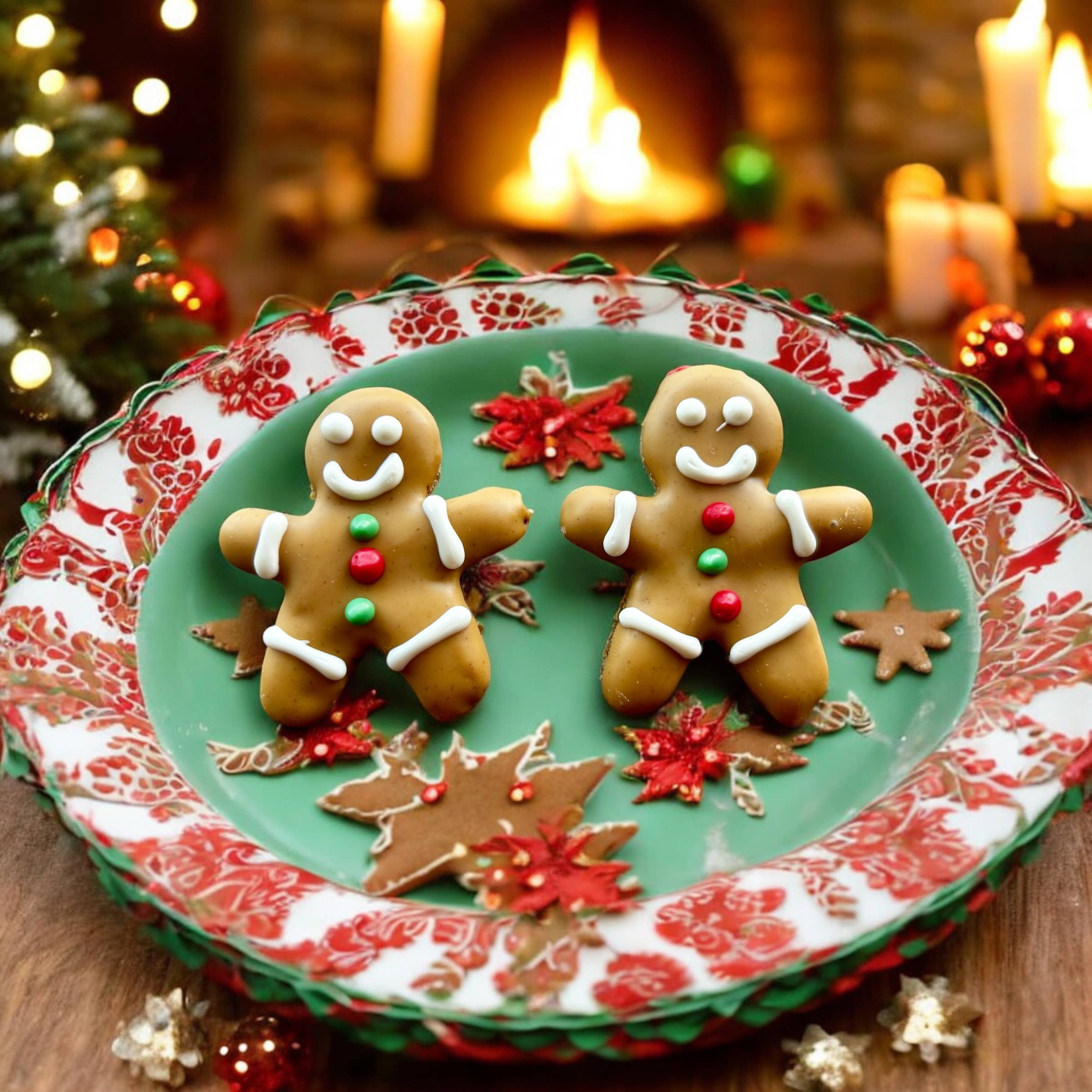 Mini Gingerbread Men dog treat