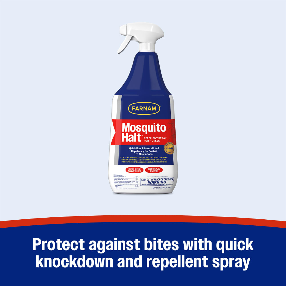 Farnam Mosquito Halt Repellent Spray for Horses 32oz