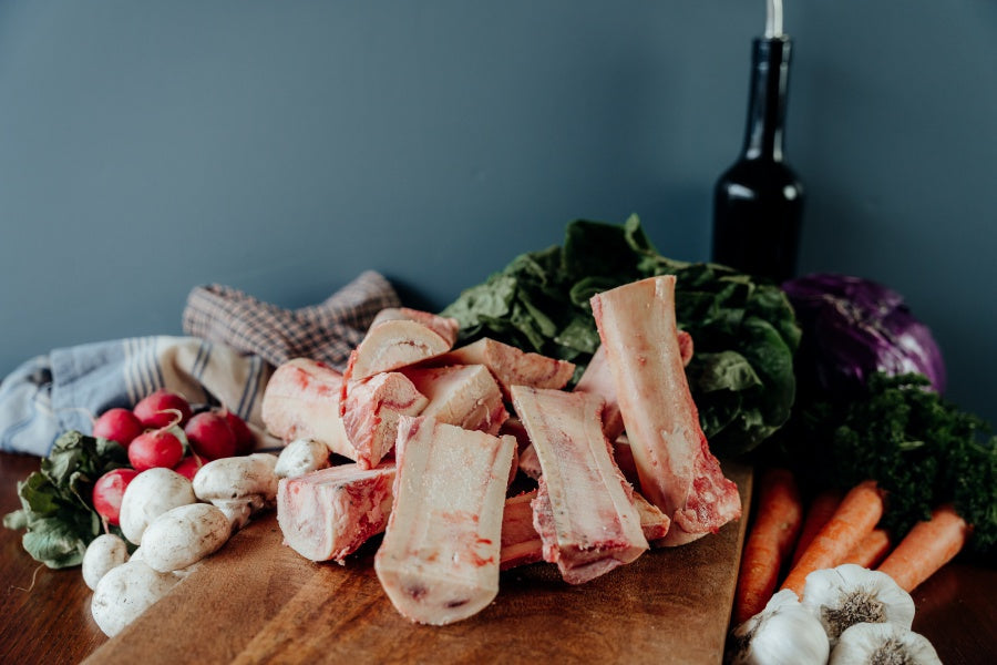 Canoe-Cut Beef  Marrow Bone Bundle - 5 lbs