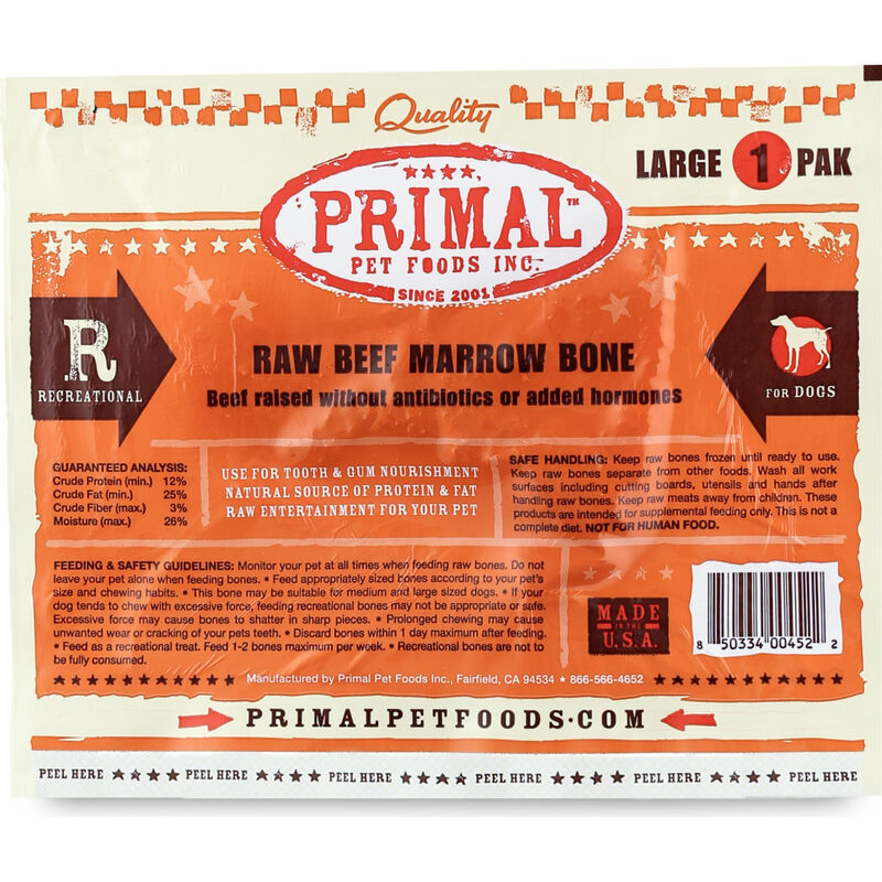 Primal Beef Marrow Large Bone
