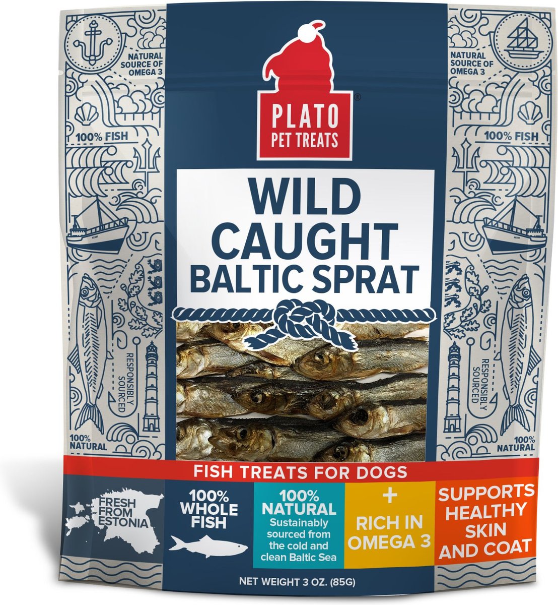 Plato Baltic Herring 3oz