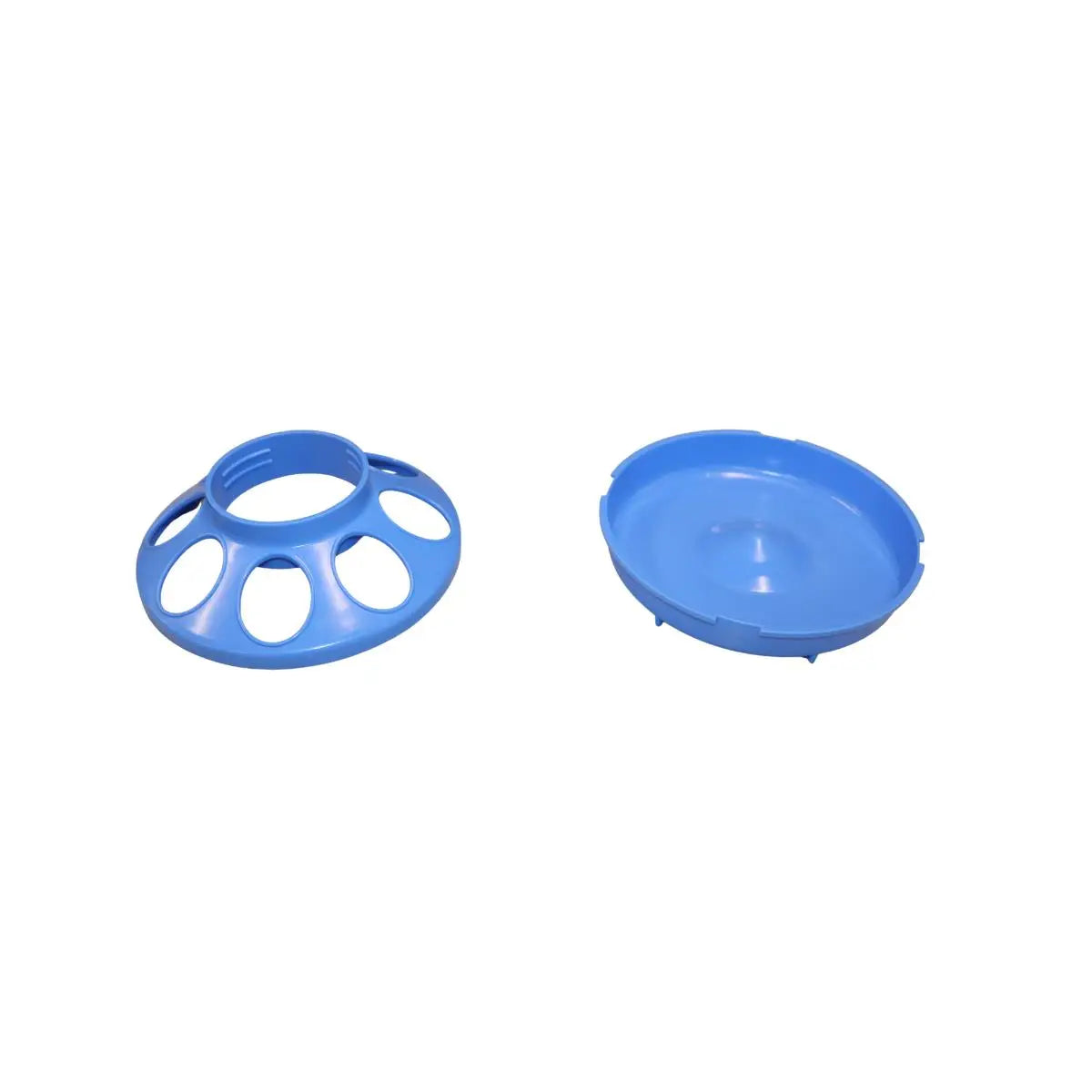 Little Giant 1 Quart Berry Blue Plastic Poultry Feeder Base