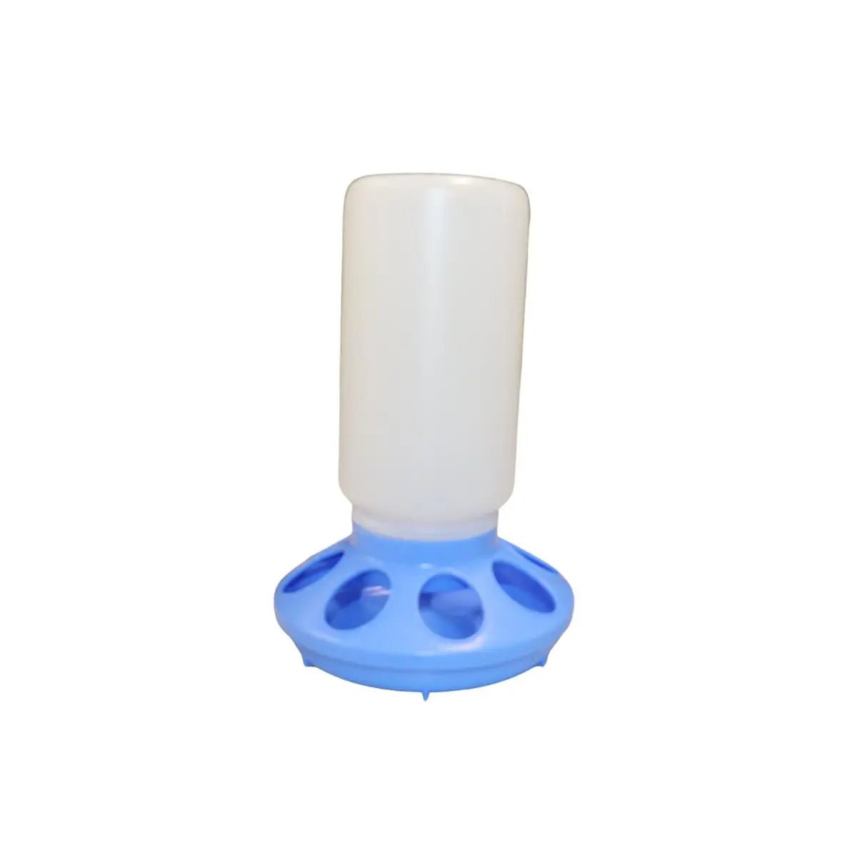 Little Giant 1 Quart Berry Blue Plastic Poultry Feeder Base