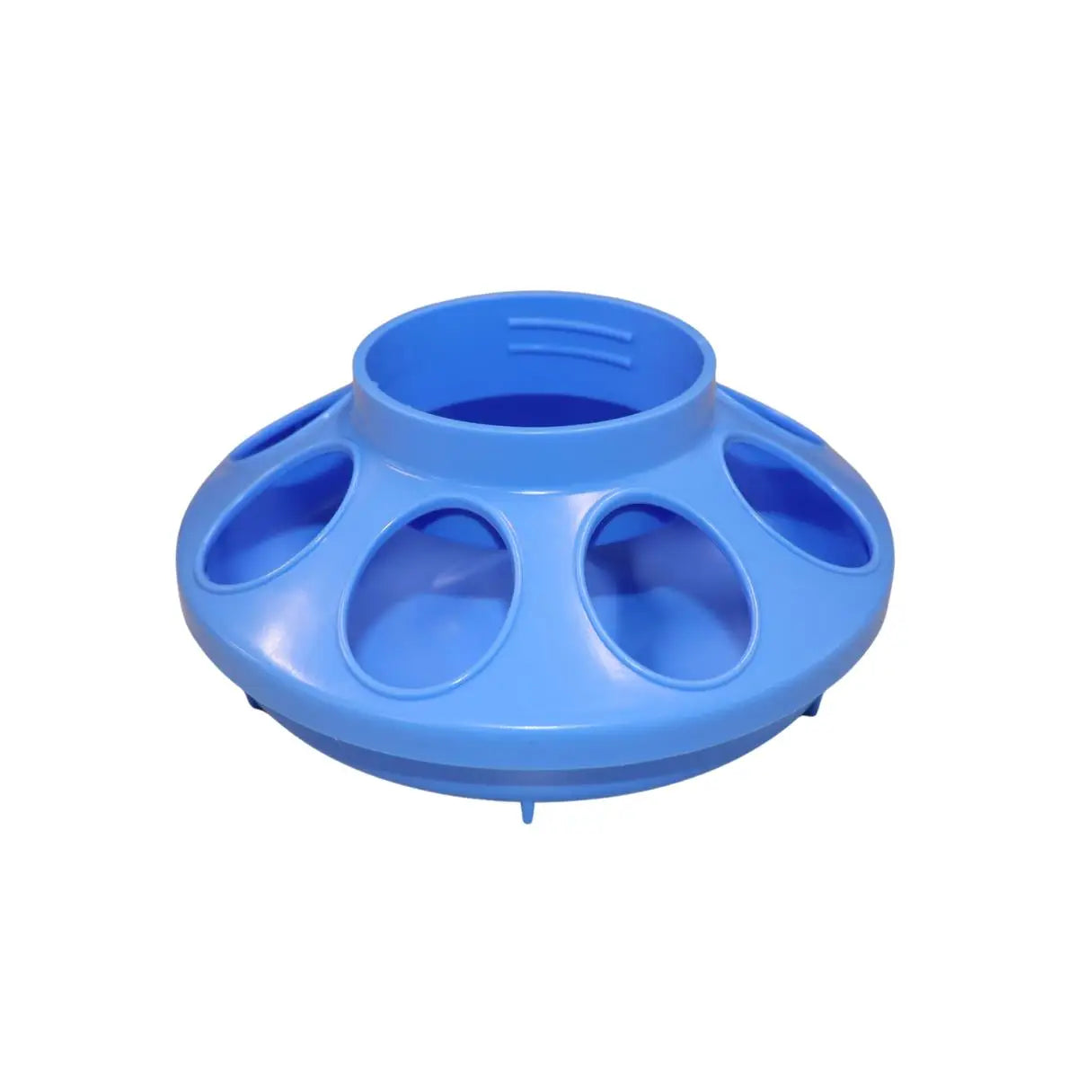 Little Giant 1 Quart Berry Blue Plastic Poultry Feeder Base