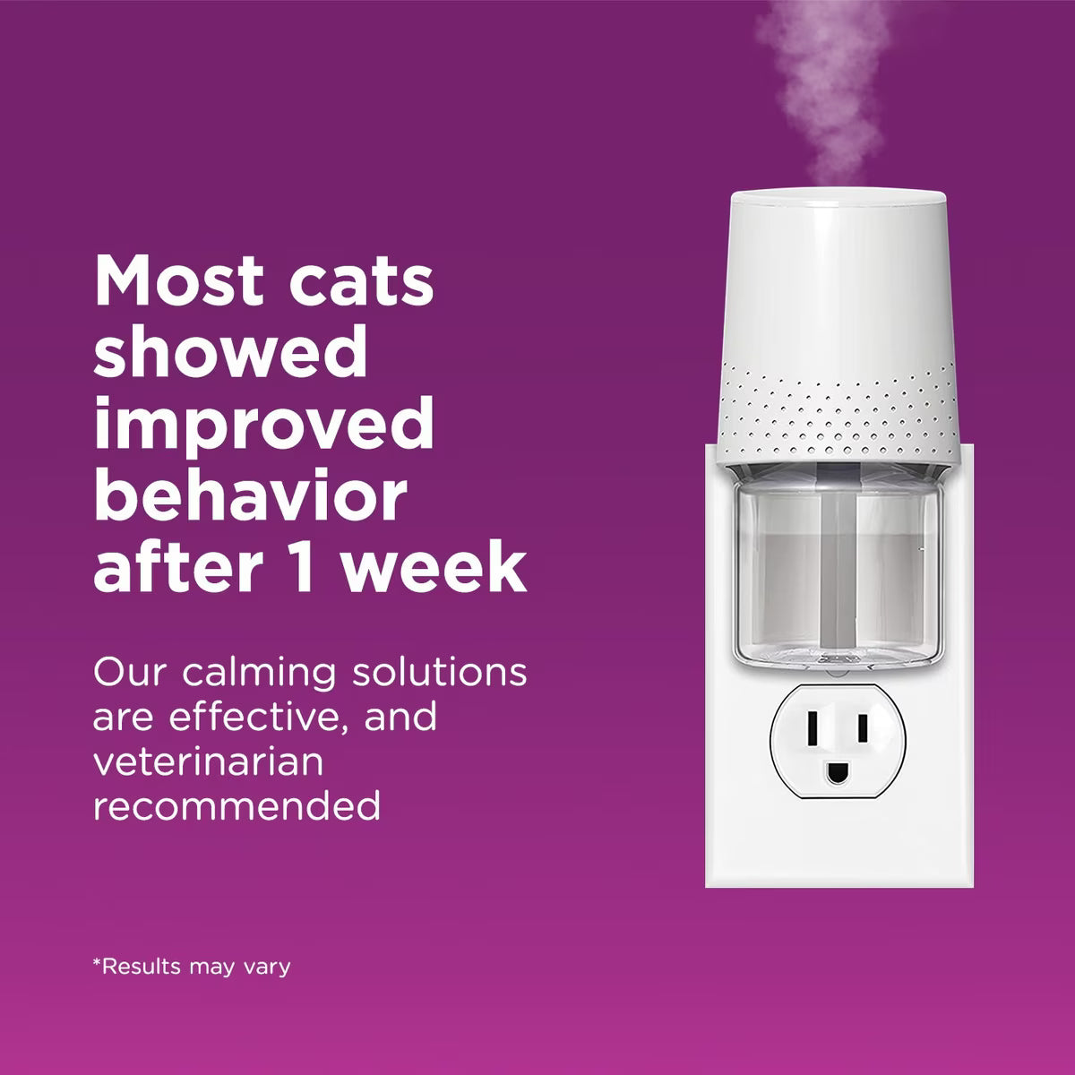 Comfort Zone 30 Day Starter Kit Cat Calming Pheromone Diffuser & Refill