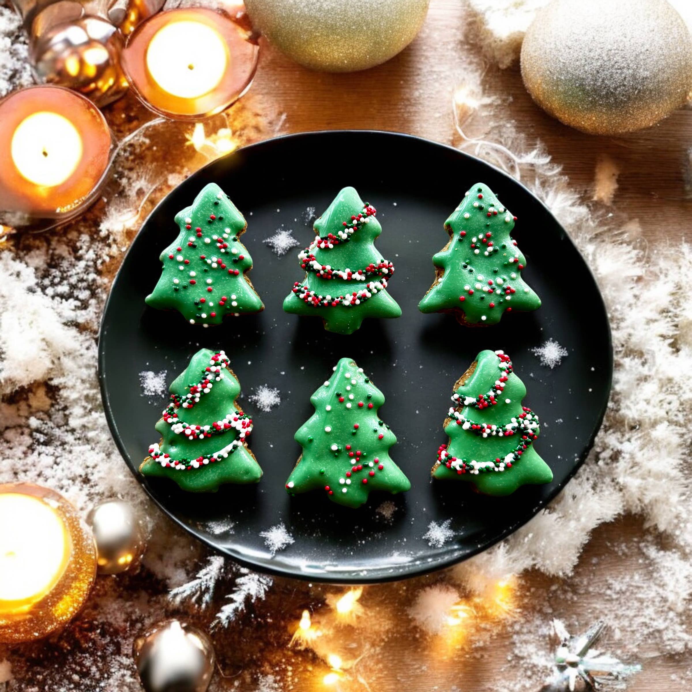 Mini Woofmas Tree dog treat