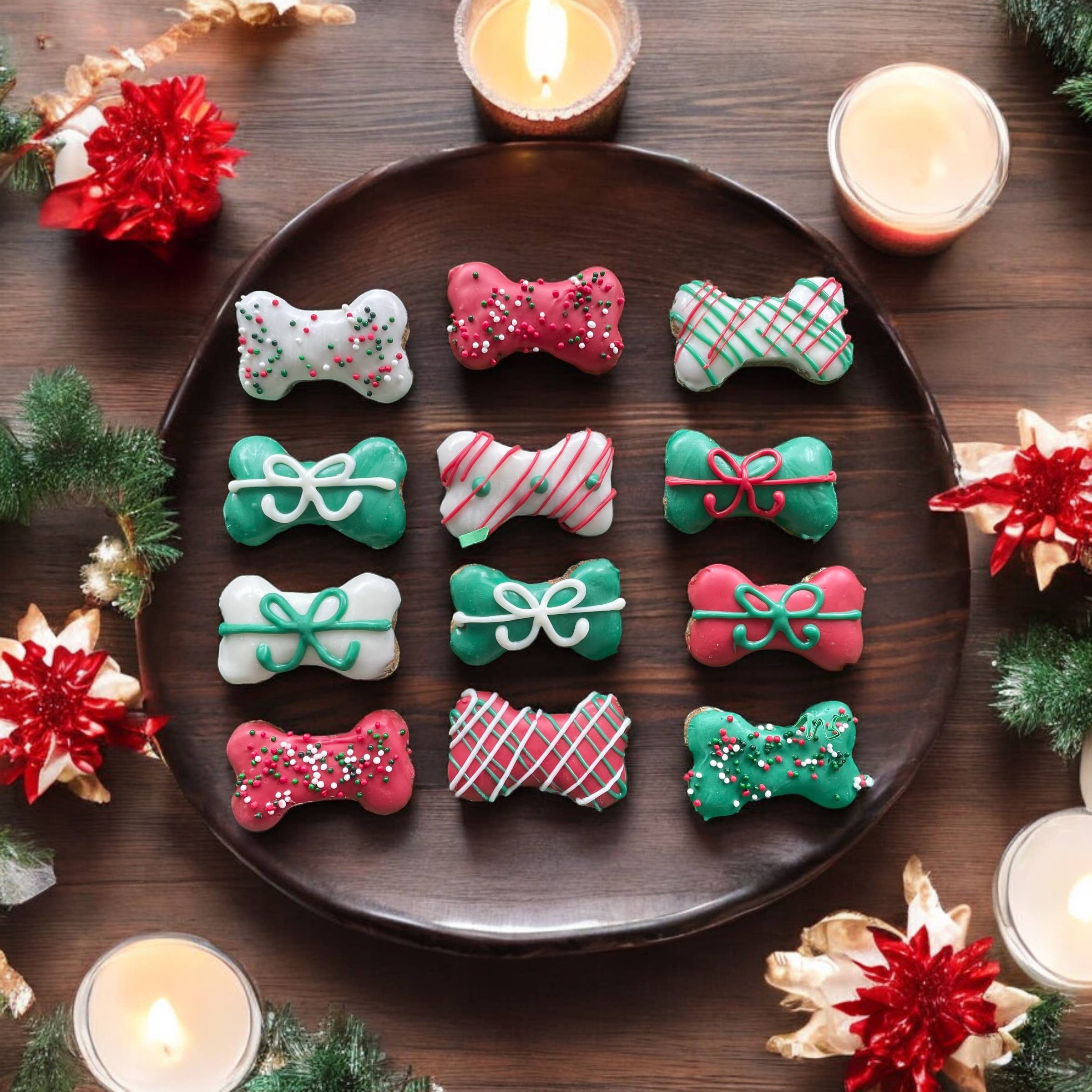 Mini Woofmas bones dog treat