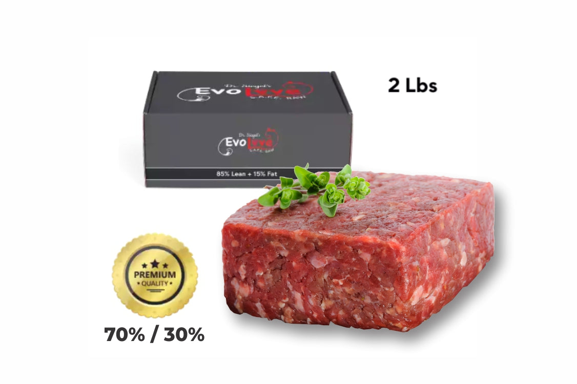 2 lbs Frozen Raw Chub - 70/30 (Health Challenged Pets)