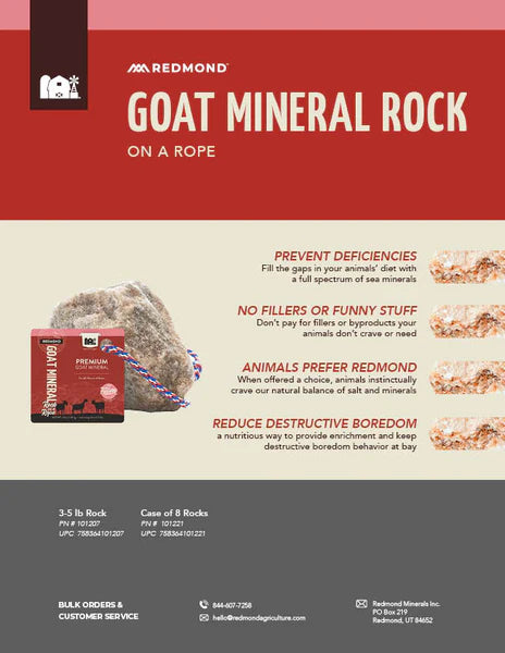 GOAT ROCK ON A ROPE 3# TO 5#