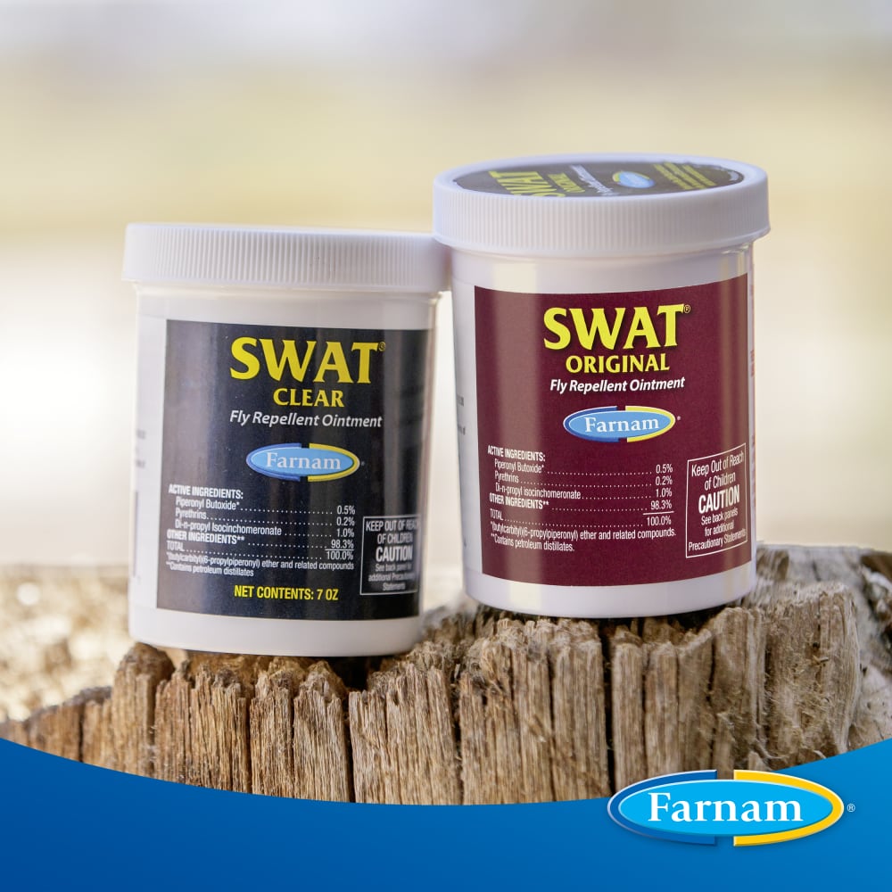 Farnam SWAT Fly Repellent Pink Ointment for Horses & Dogs 6oz