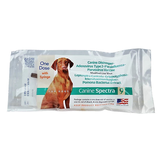Spectra Canine 9 Vaccine for Dogs, 1 Dose
