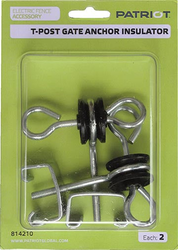 PATRIOT T-Post Gate Anchor Insulator 2PK