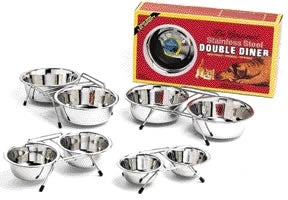 Stainless Steel Double Diner, 2 Quart