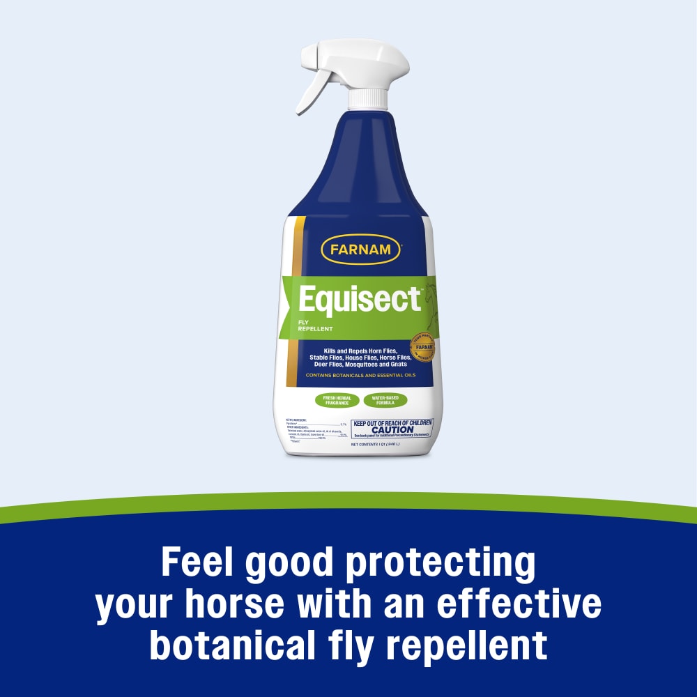 Farnam Equisect Fly Repellent with Essential Oils for Horses & Dogs 32oz