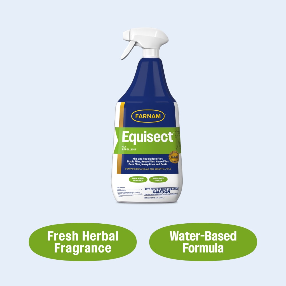 Farnam Equisect Fly Repellent with Essential Oils for Horses & Dogs 32oz