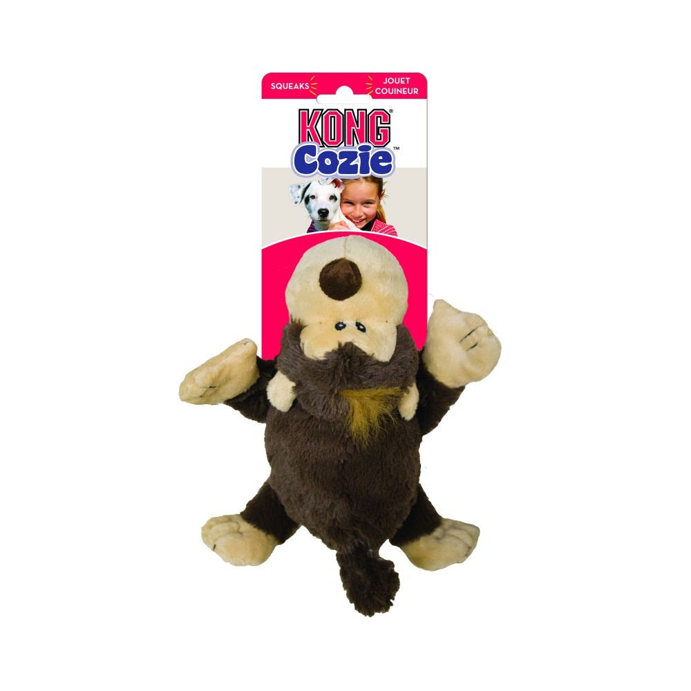 Kong Cozie Spunky Monkey Dog Toys, Size Medium