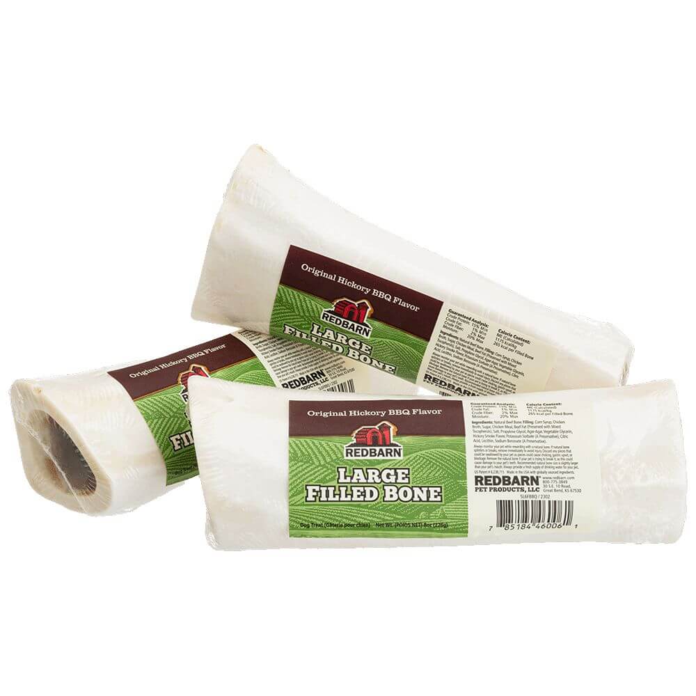 Redbarn Filled Bone Original Hickory BBQ LG