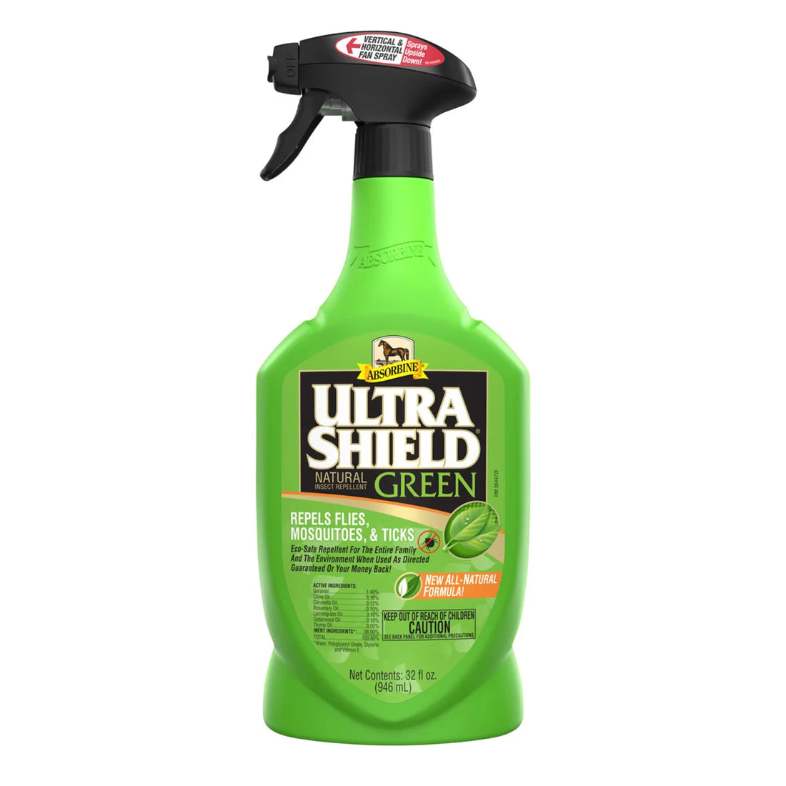 Absorbine UltraShield Green Natural Insect Repellent 32oz