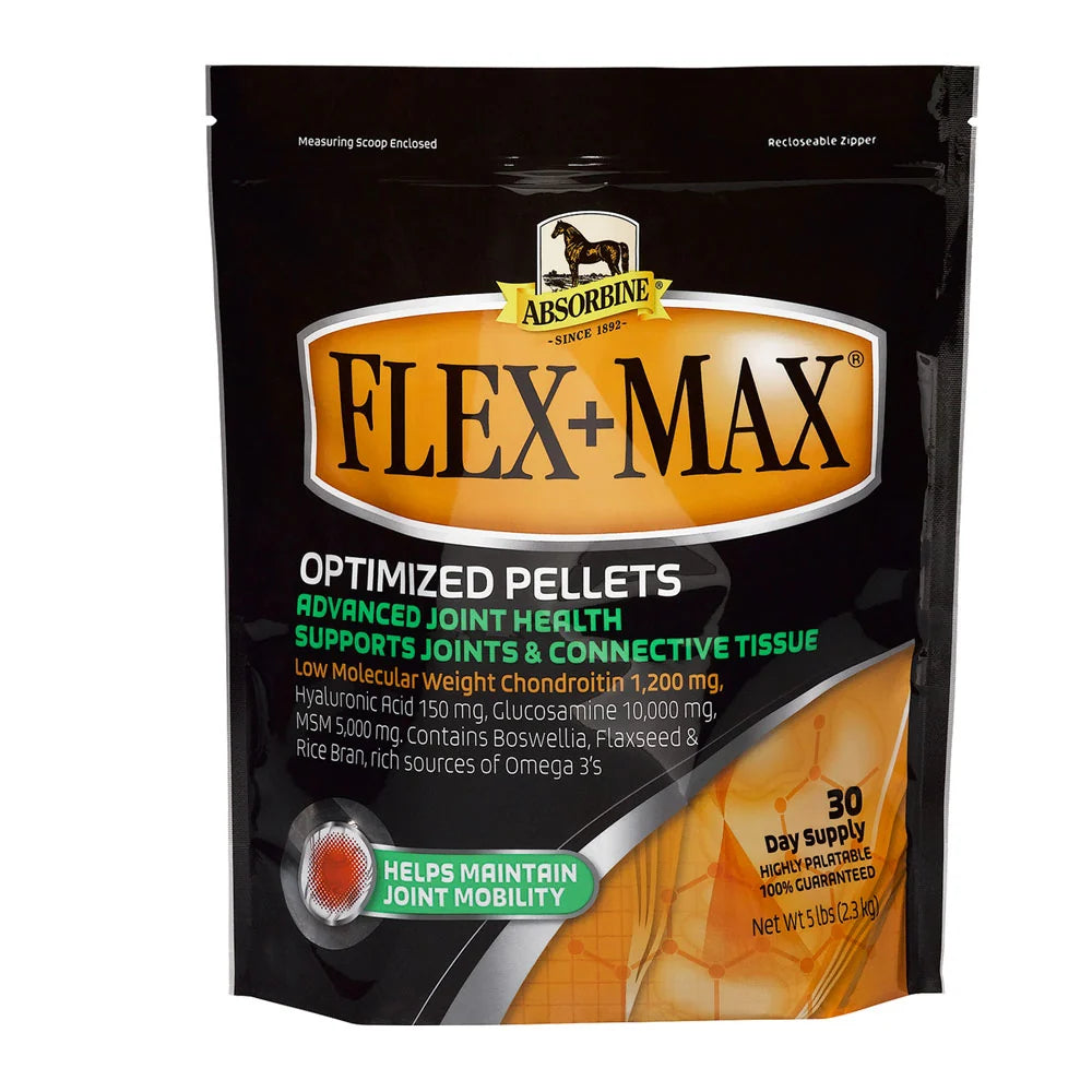 Absorbine Flex+ Max Joint Health Supplement Pellets for Horses 5lb