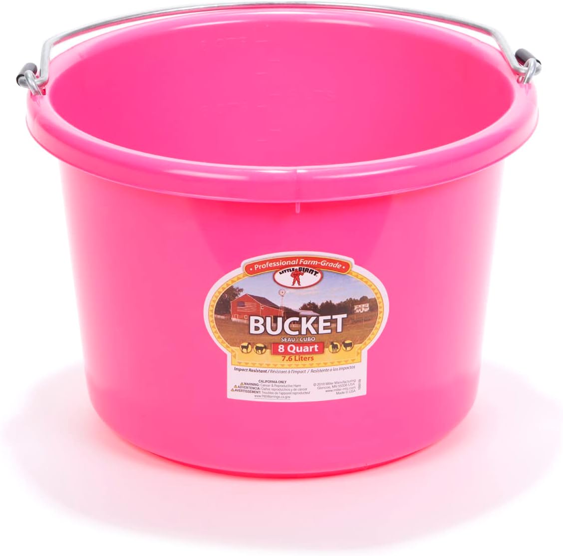 BUCKET P-8 HOT PINK