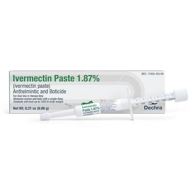 Dechra Ivermectin Paste Apple Flavor 1.87% for Horses