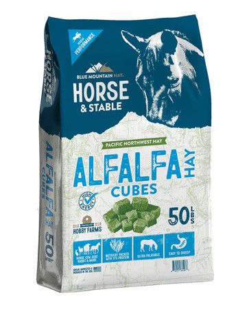 Blue Mountain Hay High Altitude Alfalfa Cubes 50 lb