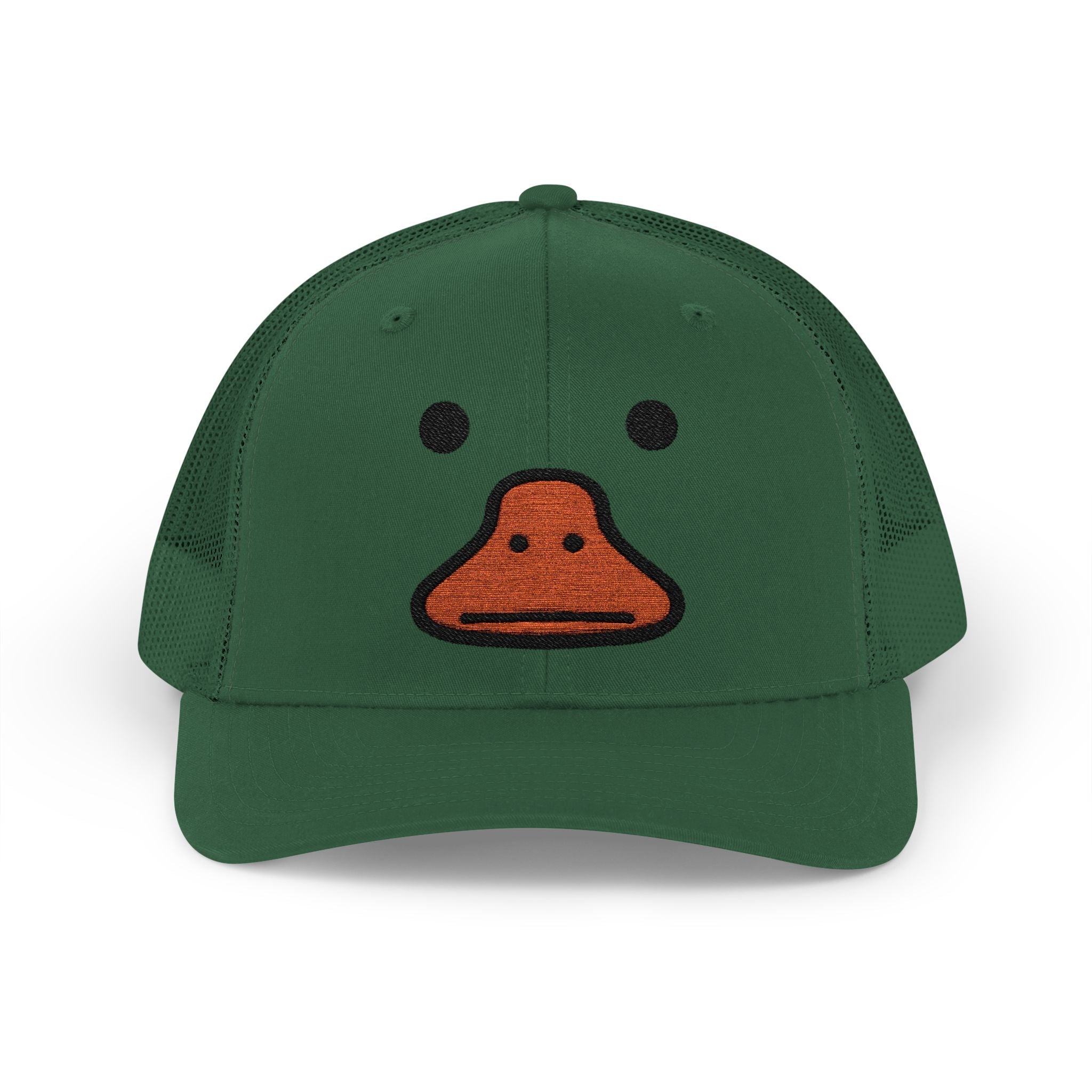 Duck Face Snapback Trucker Hat - Funny Animal Cap for Summer Beach Days & Festivals