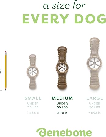 Benebone Pawplexer Bacon Flavored Durable Dog Chew Medium