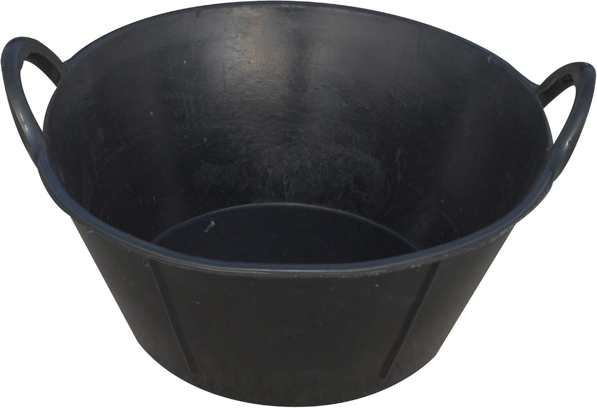 Little Giant Rubber Utility Pan with Handles 6.5 gallons