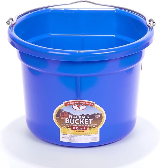 BUCKET P8FB FLATBACK BLUE