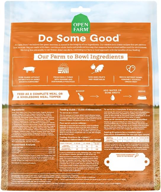 OPEN FARM Fd PORK DogFood 3.5