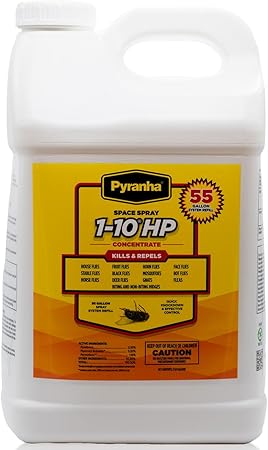 PYRANHA 1-10 HP Concentrate Refill 2.5 Gallon for 55 Gal Automatic Spray Systems - Barn Indoor Fly Control
