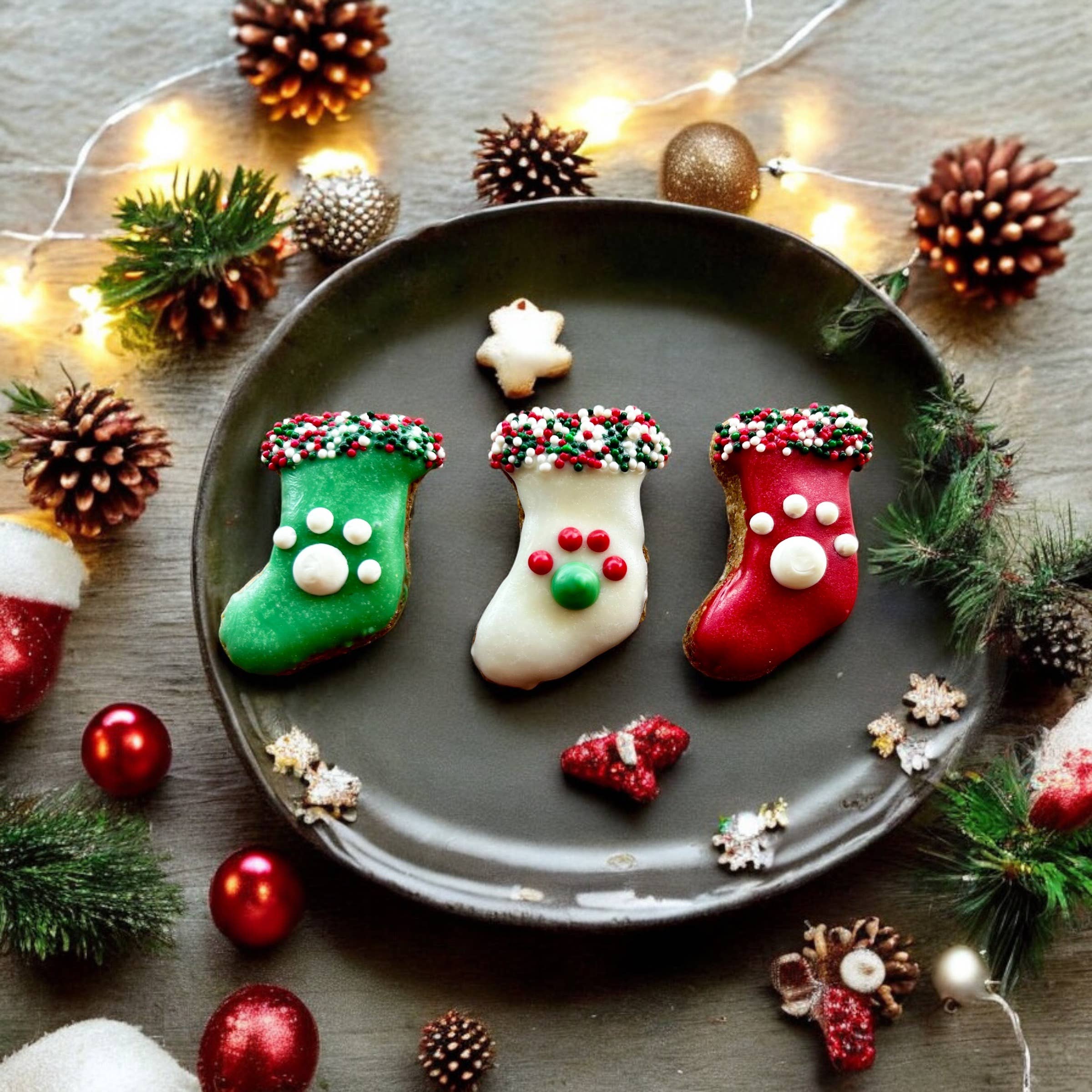 Mini Woofmas Stockings dog treat