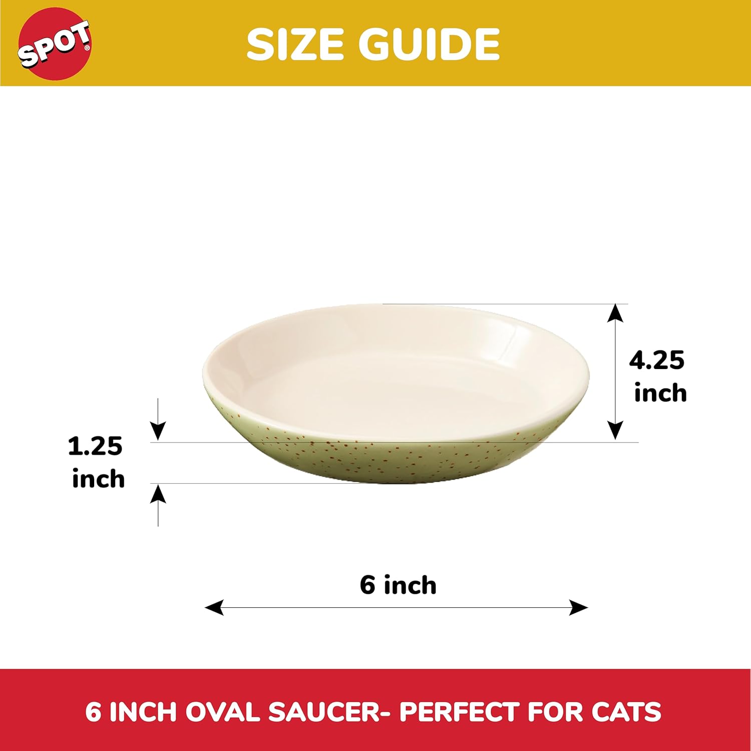 Oval Cat Dish