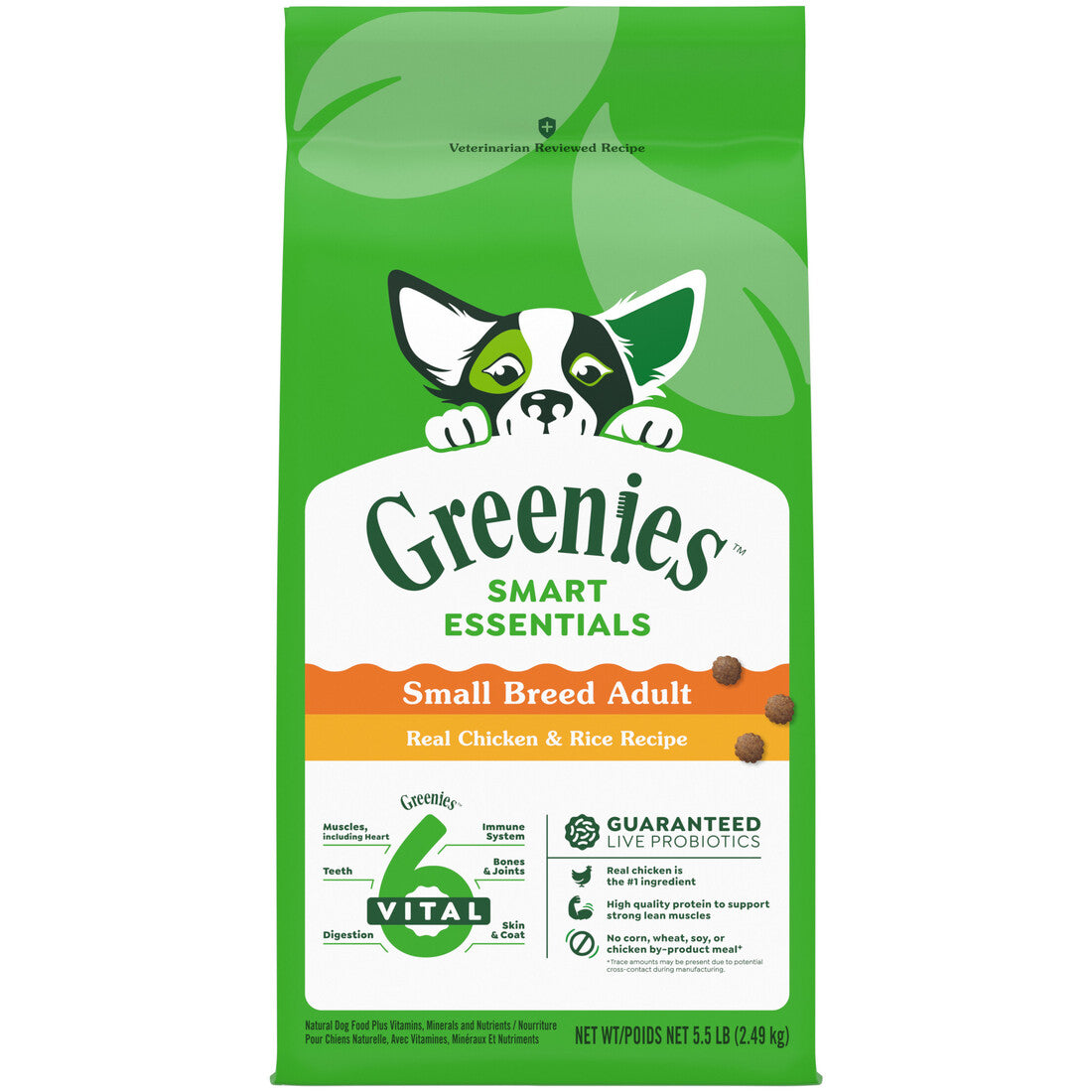 GREENIES DRY C/R S/B 5.5 LB