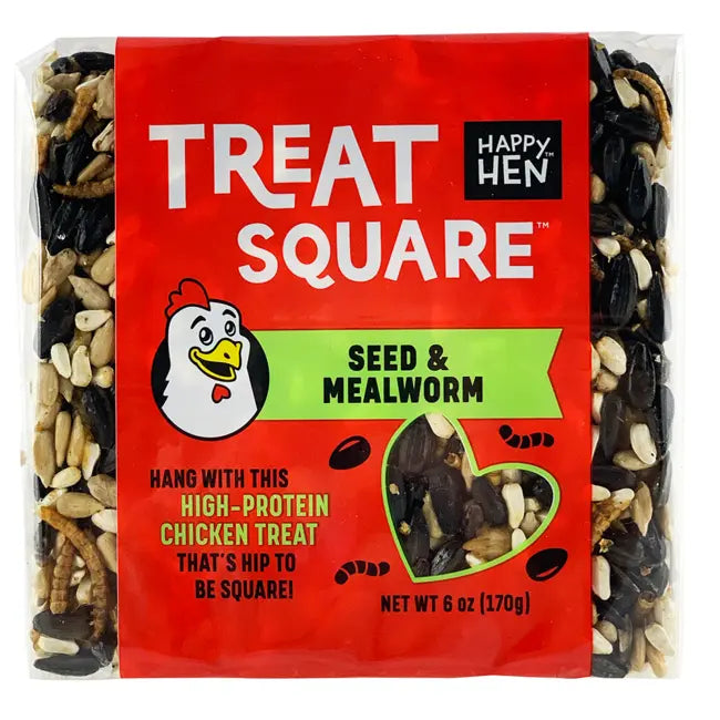 HH SQUARE MEALWORM &SEED 6.5oz