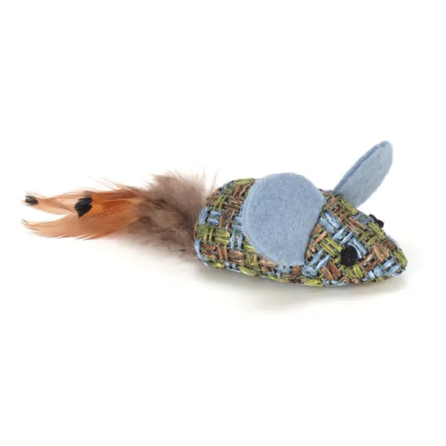 FEATHER MOUSE TOY W/CTNP